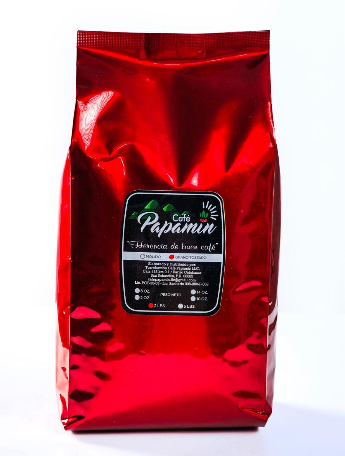 Café Papamín 80/20 Blend - Whole Bean